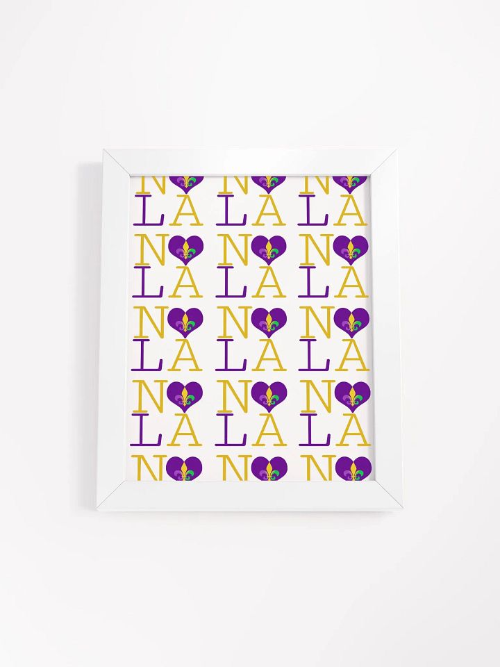 I LOVE NOLA **LEGACY POSTER** (MARDI GRAS 3 INFINITY WALL) product image (15)