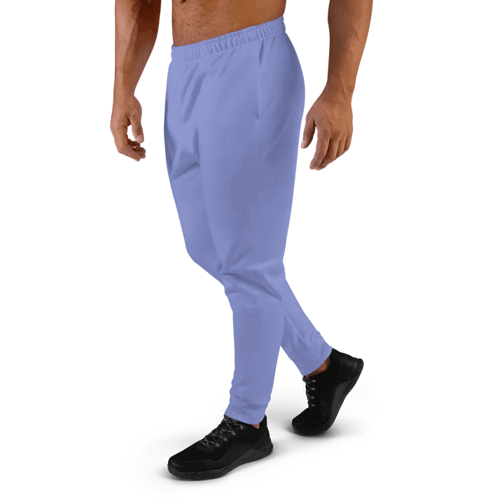 Plain Light Purple True Summer Recycled Polyester Premium Men's Joggers by Treasure Pie product image (2)