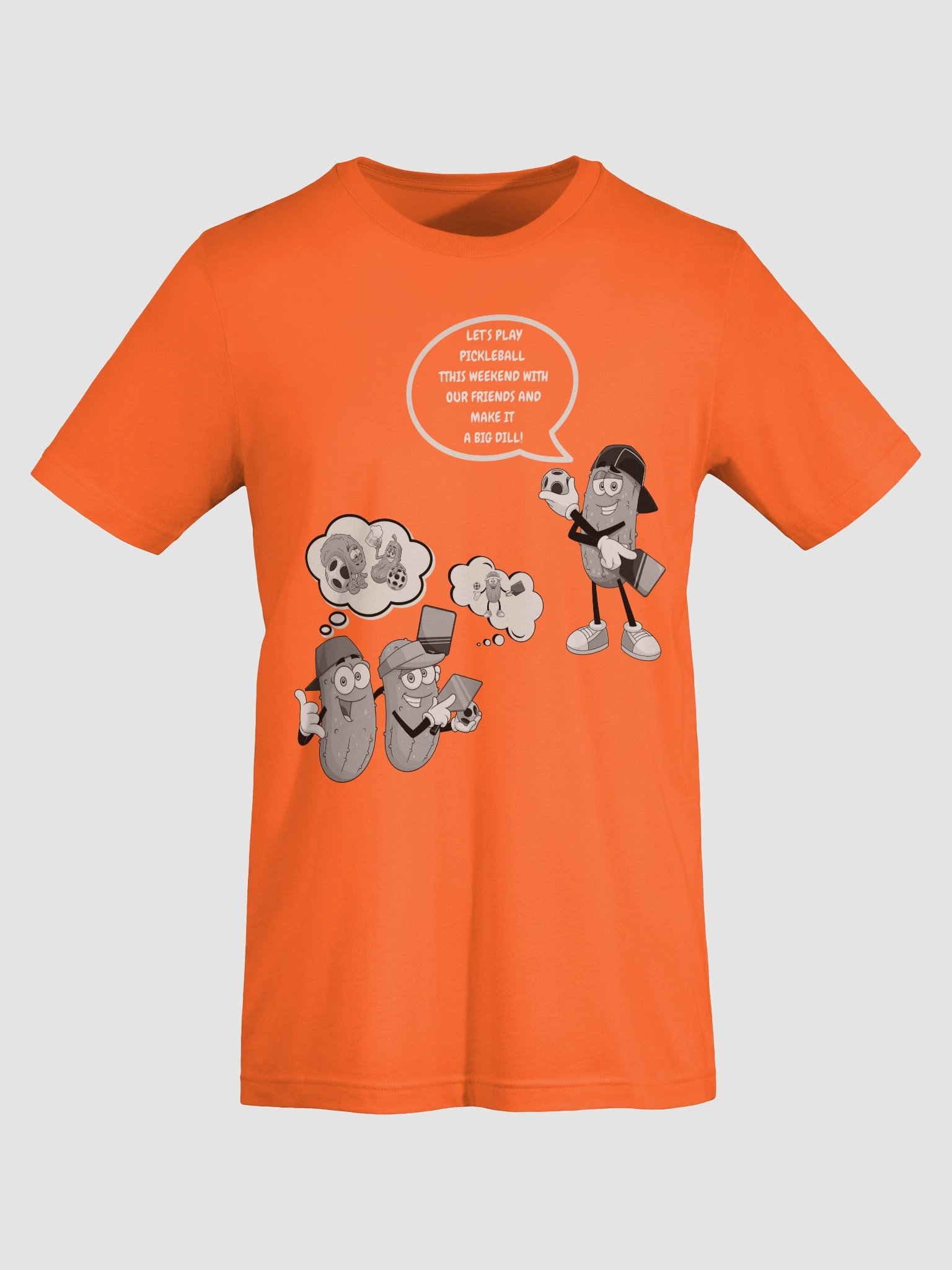 Pickleball Make It A Big Dill Bella Supersoft Unisex T-Shirt product image (7)