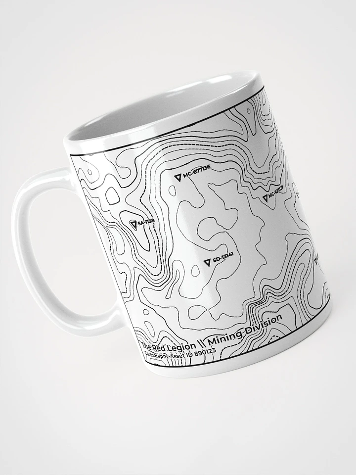Topographic Mug - White product image (1)