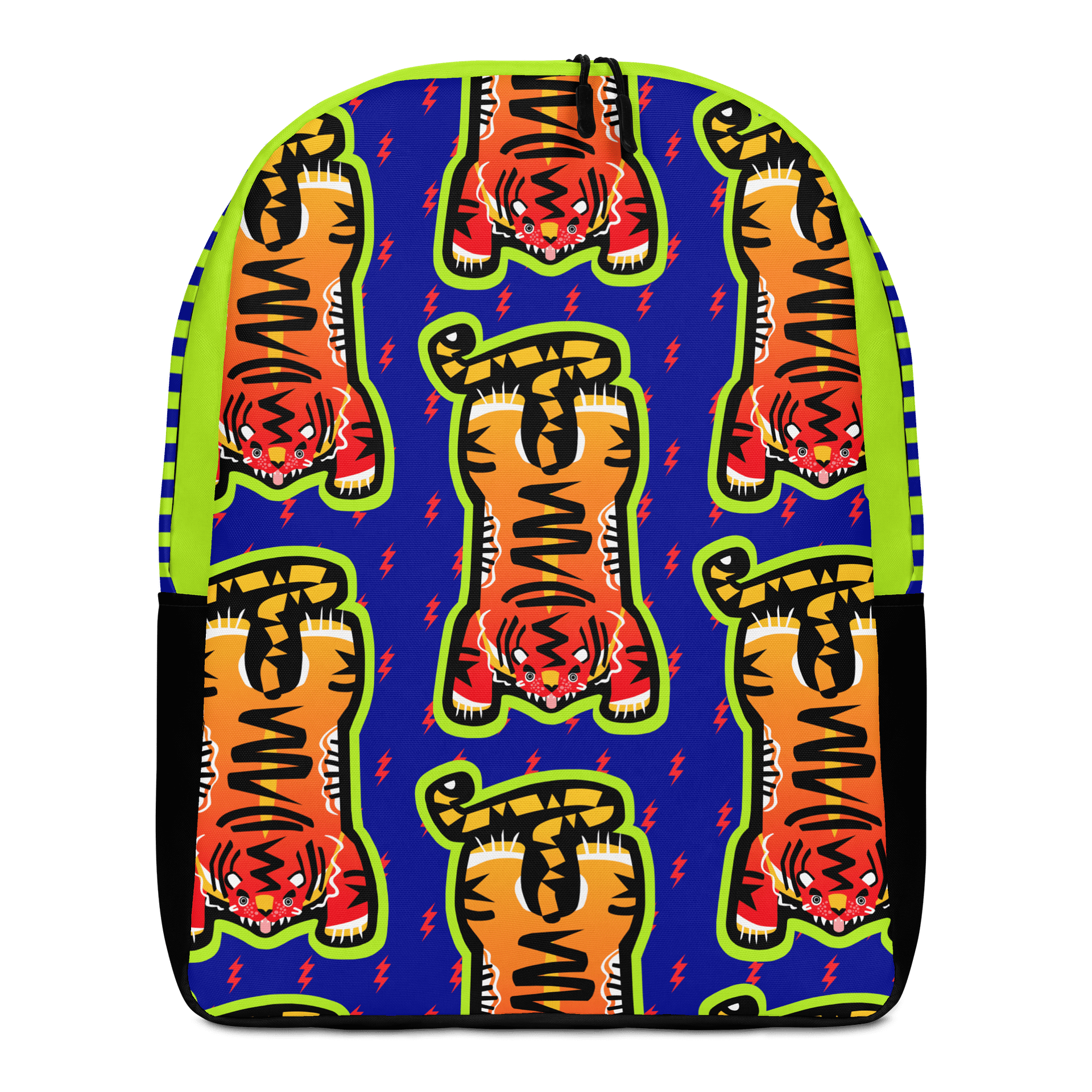 Lime & Blue Tiger Backpack - Electric Tiger Club product image (2)