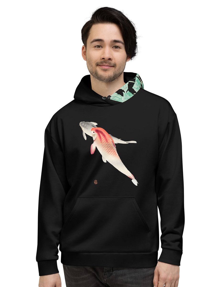 Carp or Koi All-Over Print Recycled Unisex Hoodie product image (3)