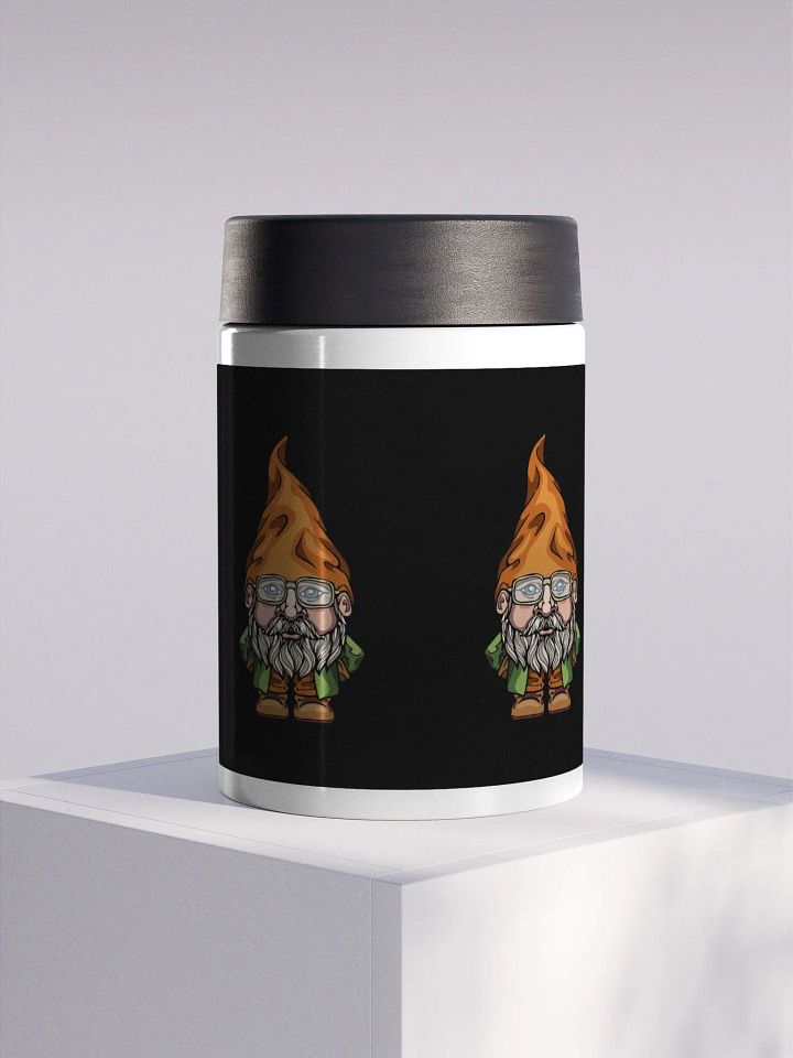 Stainless Steel Double-wall Koozie/Paintbrush Cup - Dark Background. product image (2)