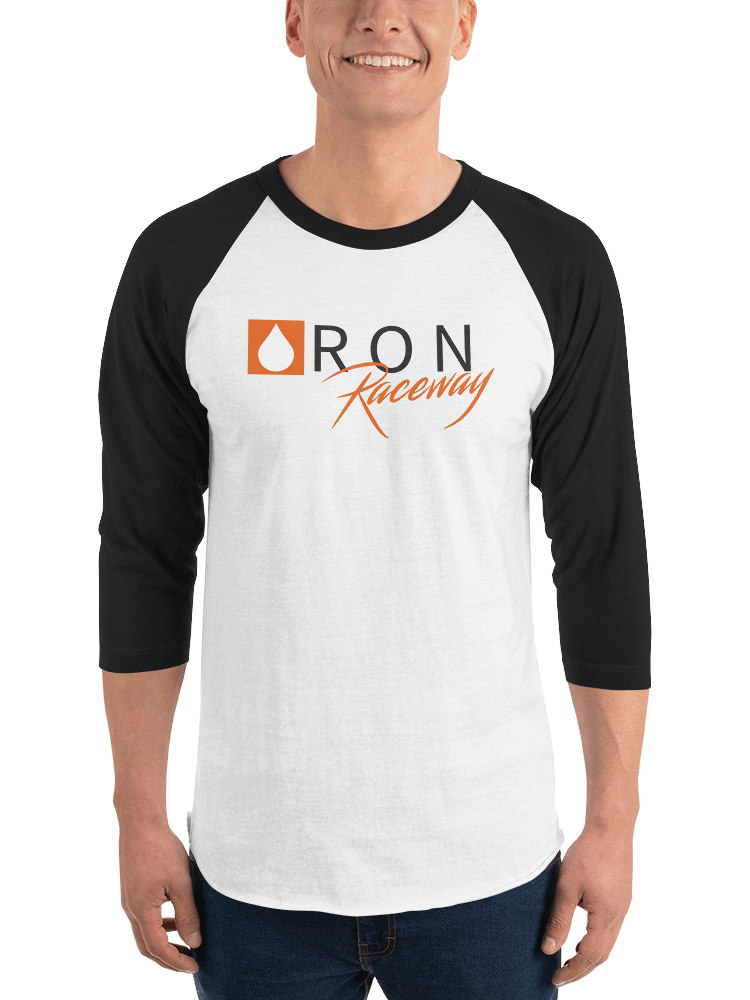 RON Raceway Logo Baseball Tee product image (1)