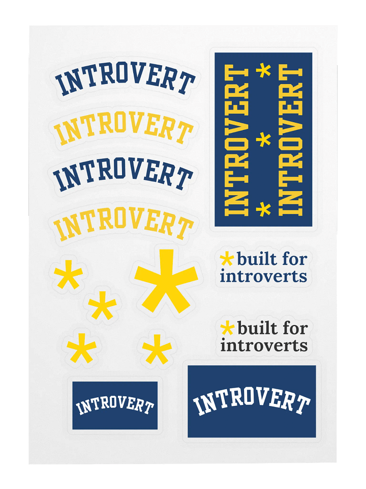 Introvert Sticker Set product image (1)