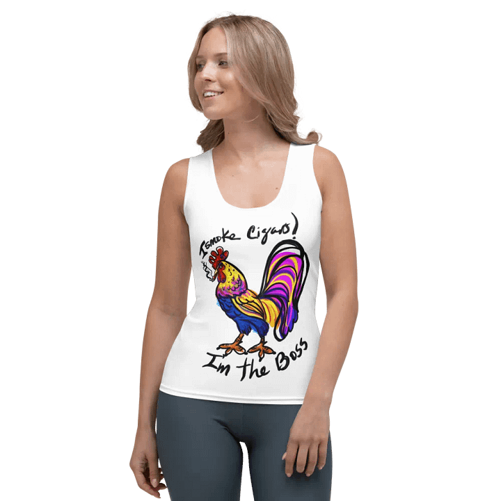 Boss Rooster All-Over Print Women's Tank Top product image (1)