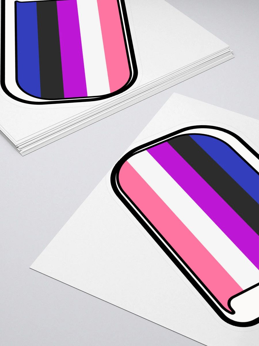 Genderfluid Popsicle Sticker product image (4)