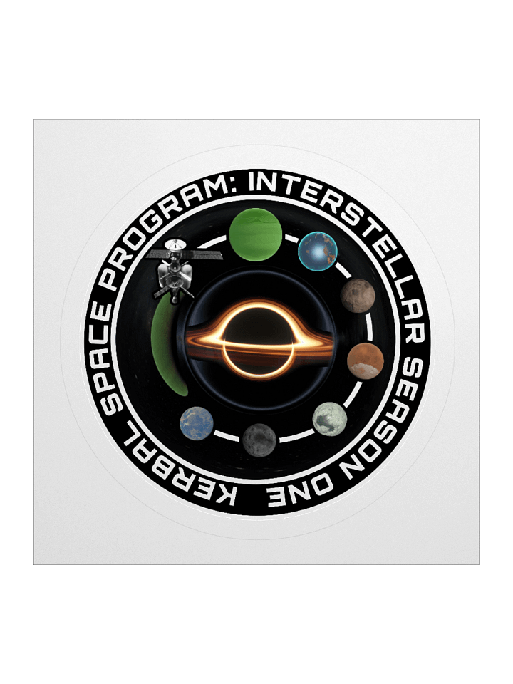 KSP: Interstellar Mission Patch Kiss-Cut Sticker product image (3)