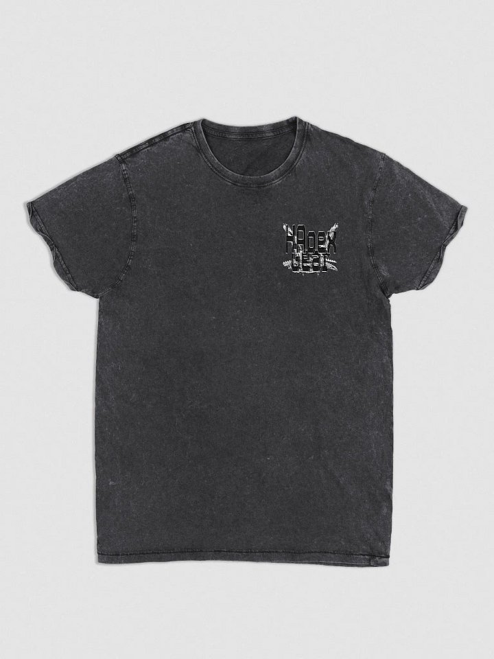Denim T-Shirt - Embroidered - Black HApex Gear Black Logo product image (1)