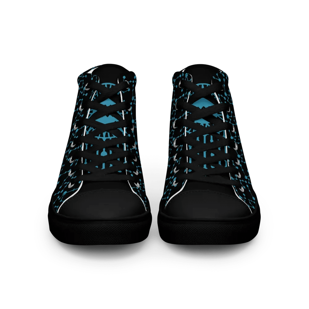 Blue Aquarius Dream Women's High Tops product image (6)