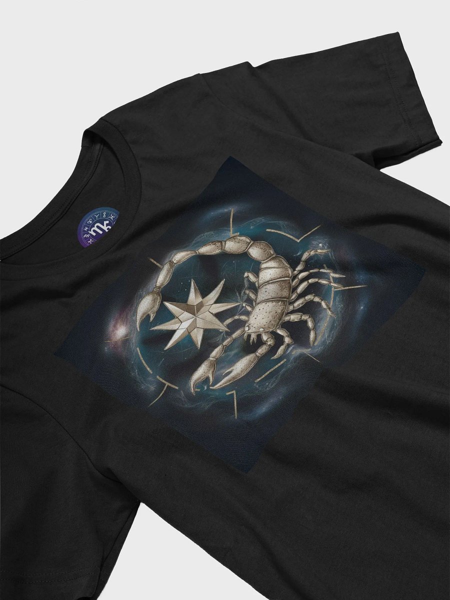 Scorpio Zodiac Unisex Supersoft T-Shirt with Cosmic Design product image (5)