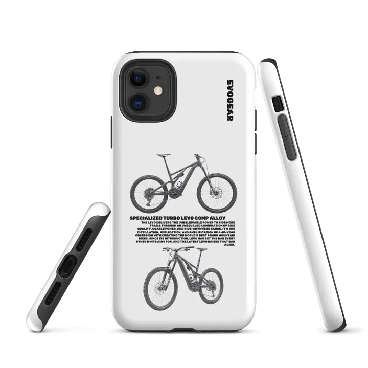 White Turbo Levo Comp Alloy iPhone Case product image (1)