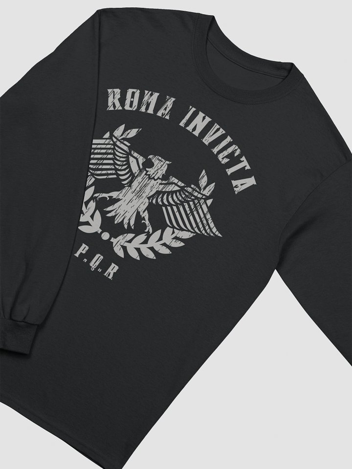 Roma Invicta Gym Gear Long Sleeve T-Shirt product image (1)