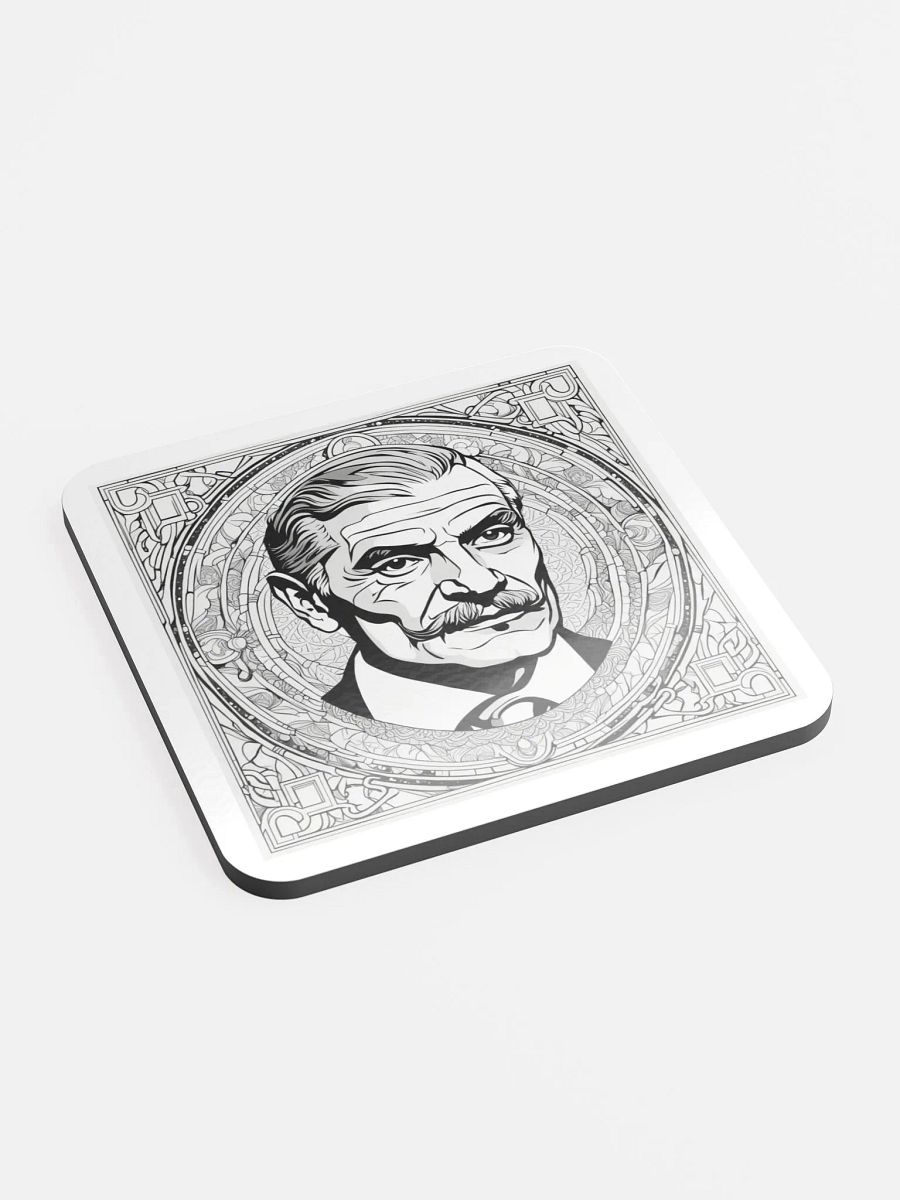 Ornate Gentlemen Cork Coaster Set product image (2)