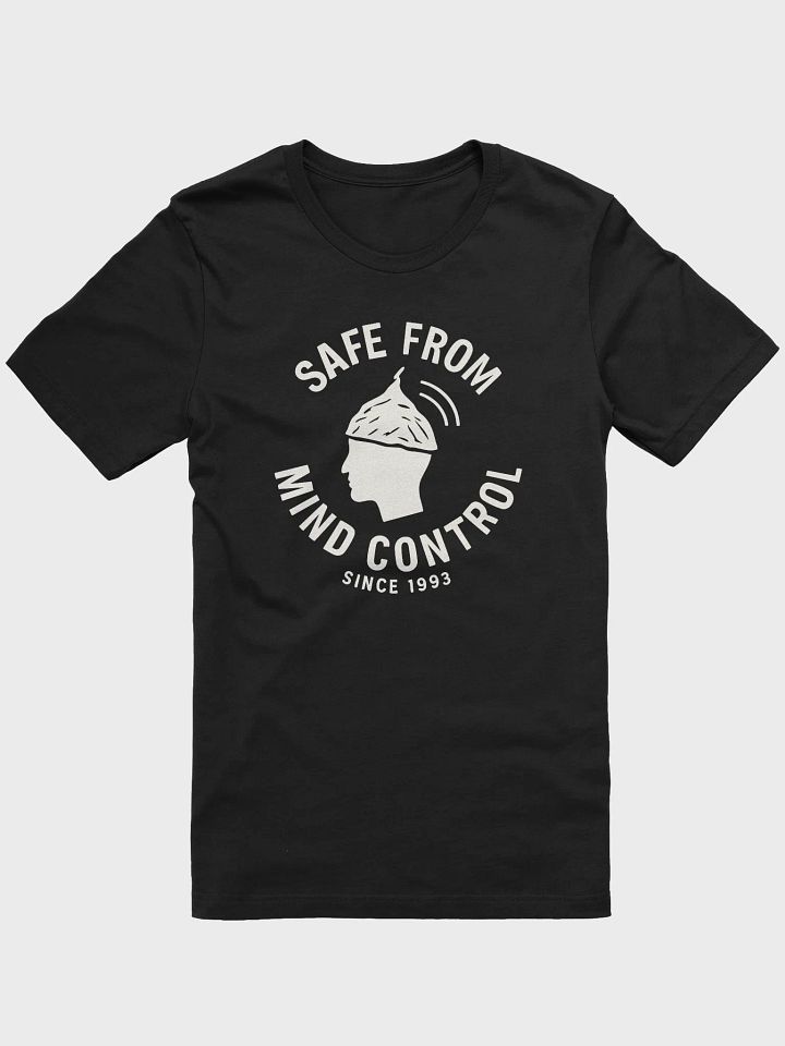 Safe From Mind Control Dark Tee product image (1)