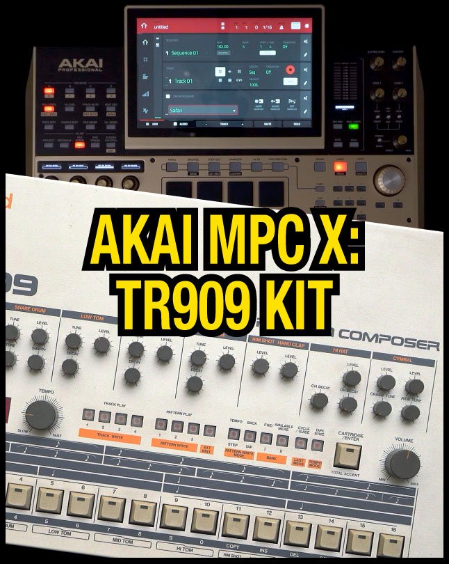 Akai MPC X: TR909 Kit product image (1)