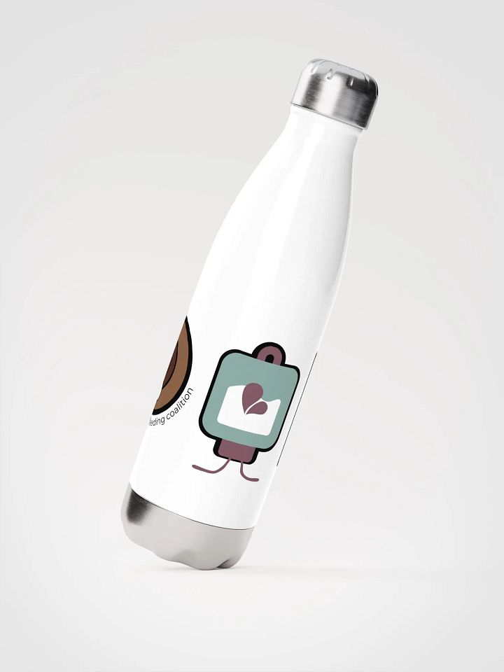 Different, But Same Medium Skin Tone Stainless Steel Water Bottle product image (2)