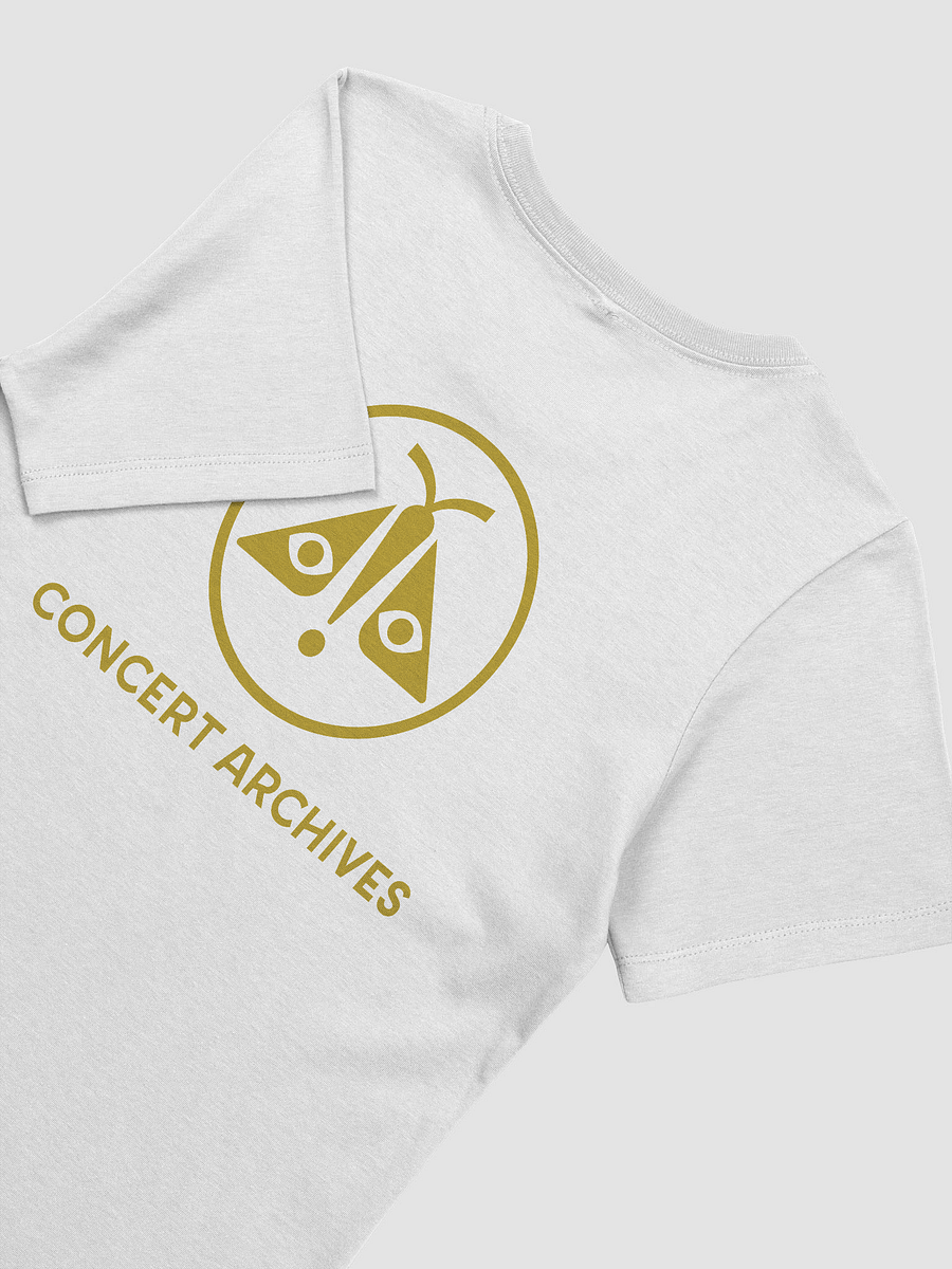 Psychedelic Alien Band Women's Fitted T-Shirt (Logo on Back) product image (4)