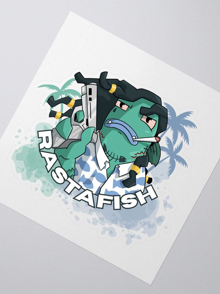 RastaFish Sticker product image (2)