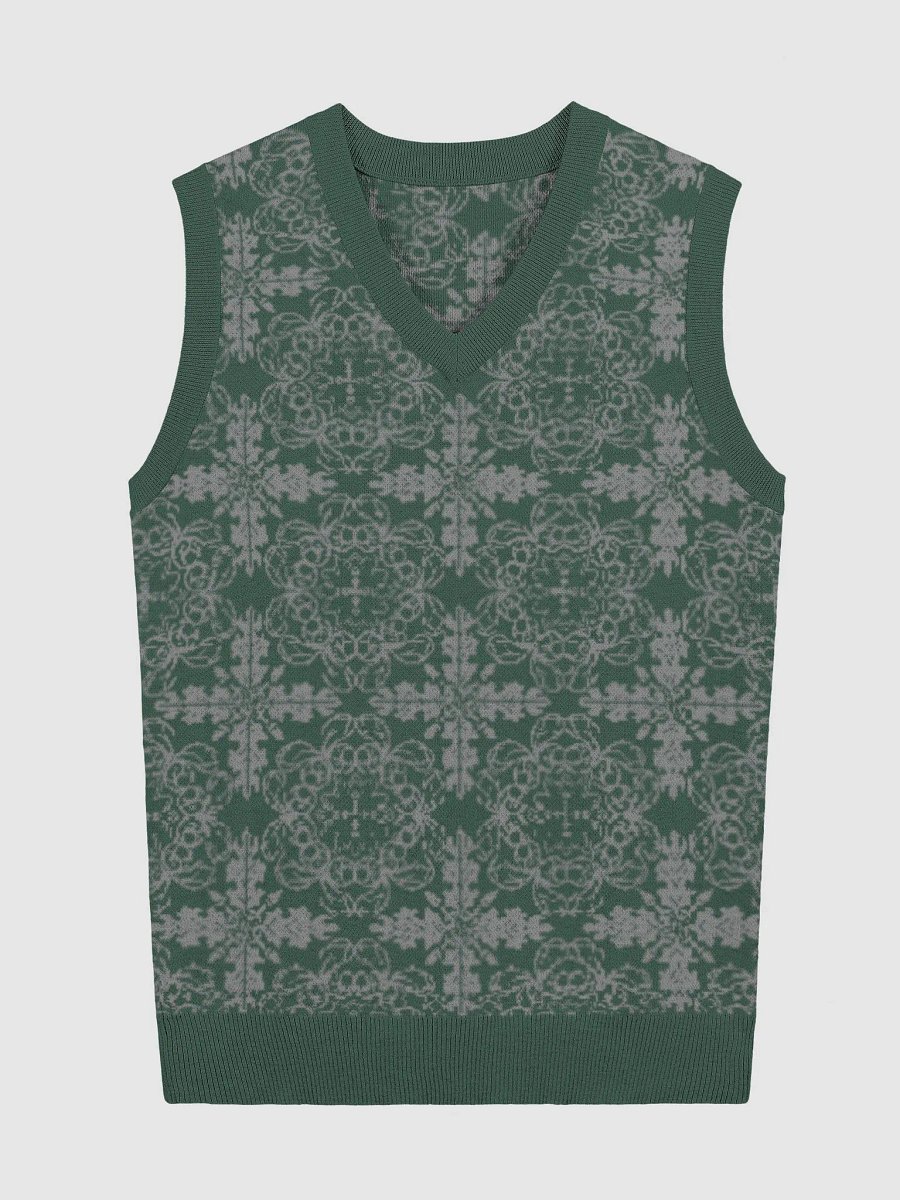 Oak Leaf Damask Vest product image (1)