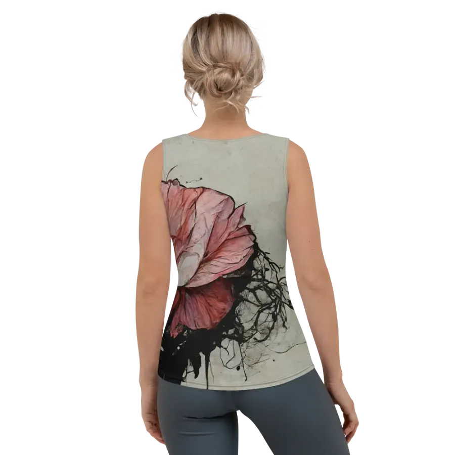 Dynamic Rose All-Over Print Tank Top product image (2)