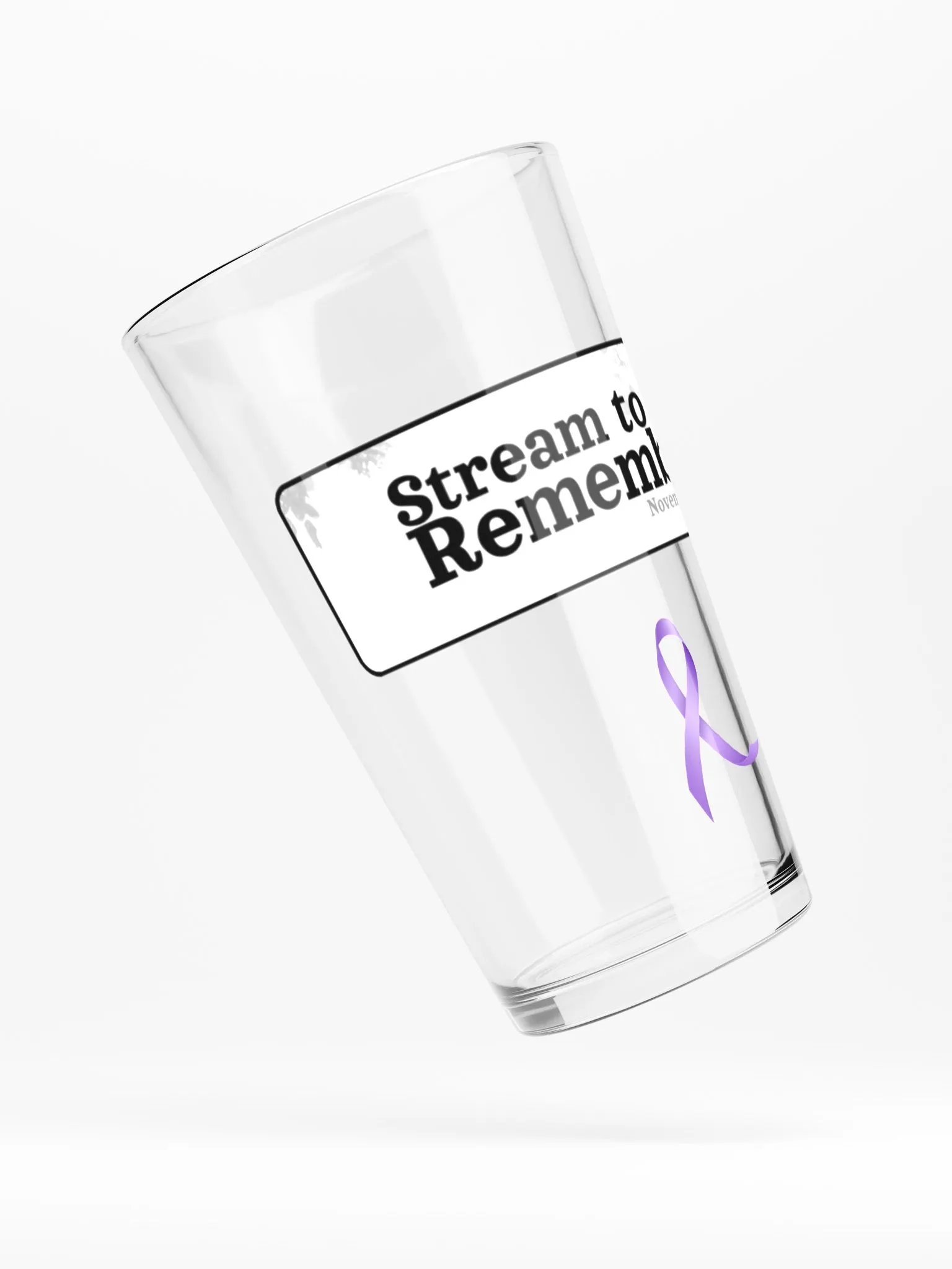 Pint Glass - "A Stream To Remember" product image (4)