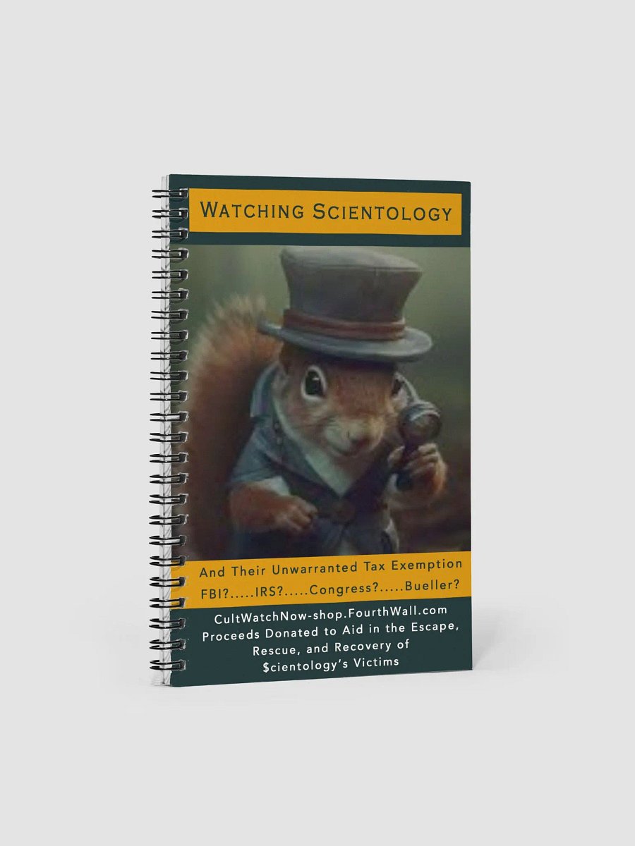 Notebook - Watching Scientology's IRS Exemption product image (1)