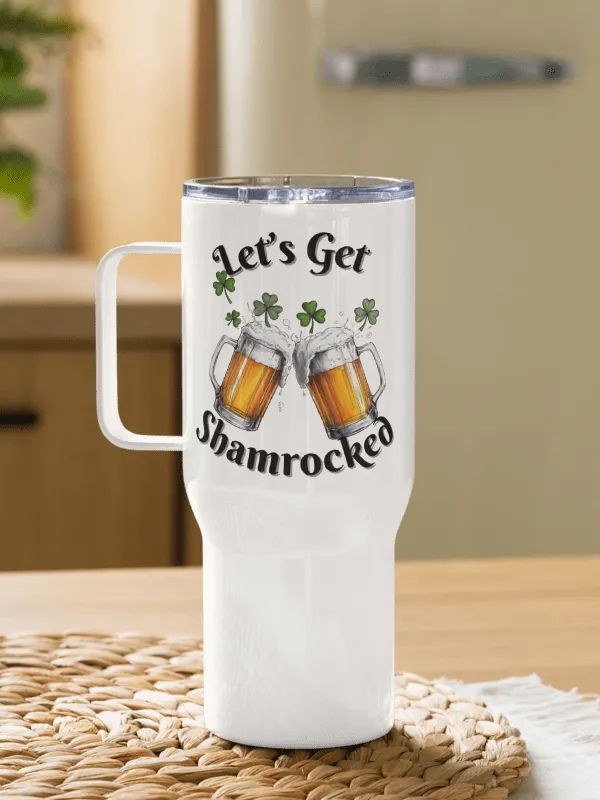 Let's Get Shamrocked Travel Mug product image (1)