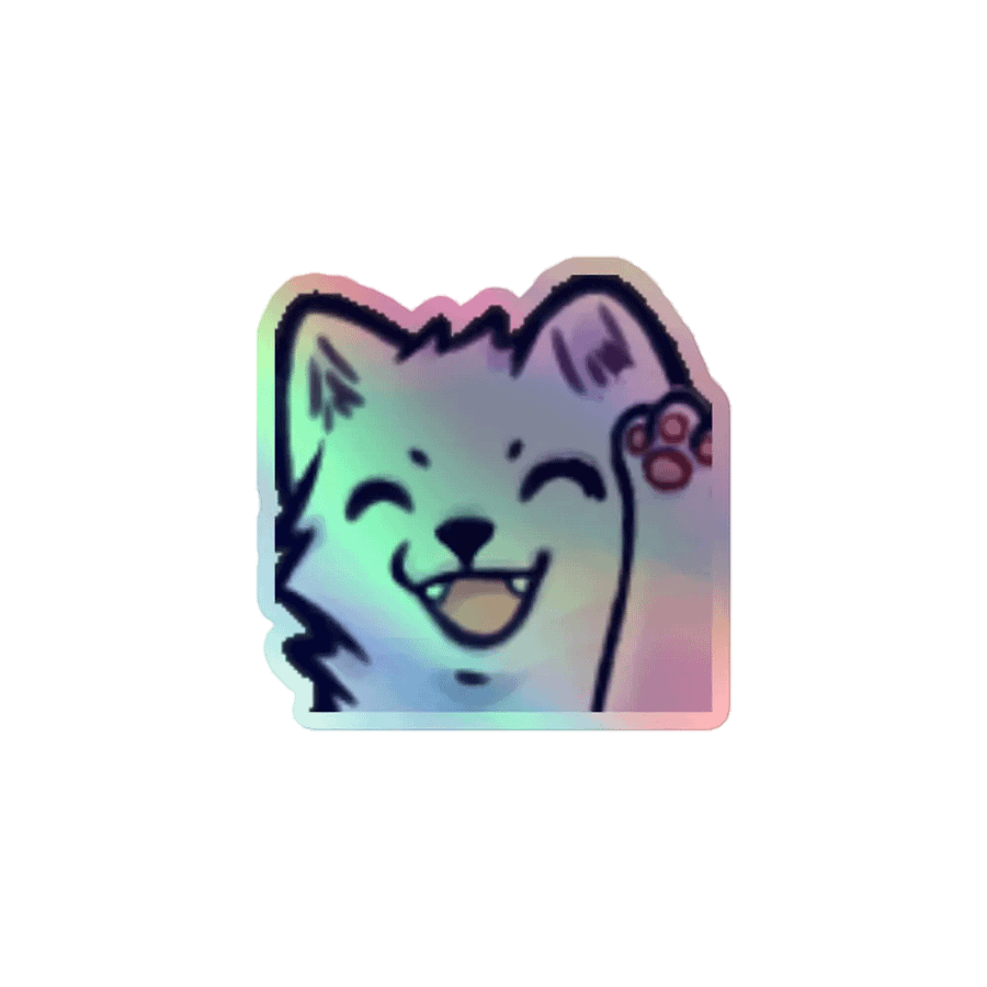 wolf wave sticker! product image (1)