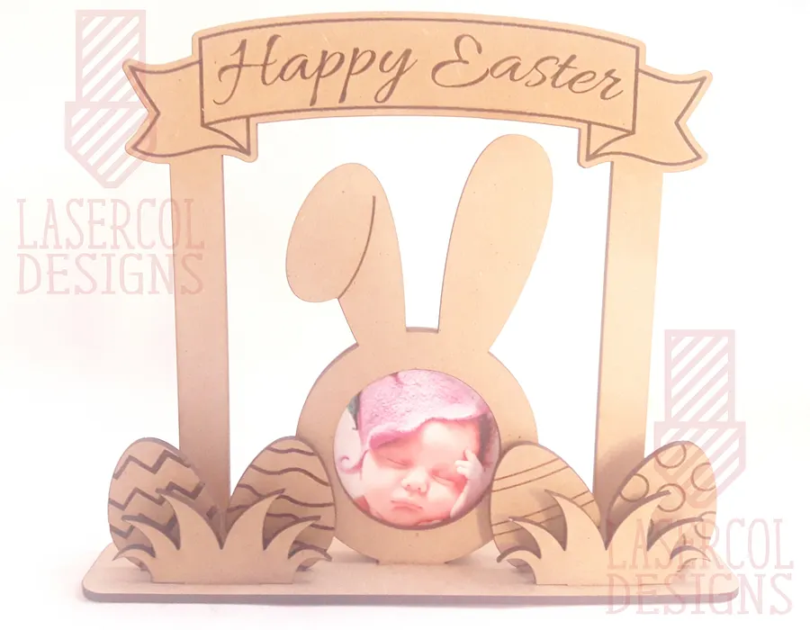 Easter Bunny Photo Frame - Laser Cut Files product image (2)
