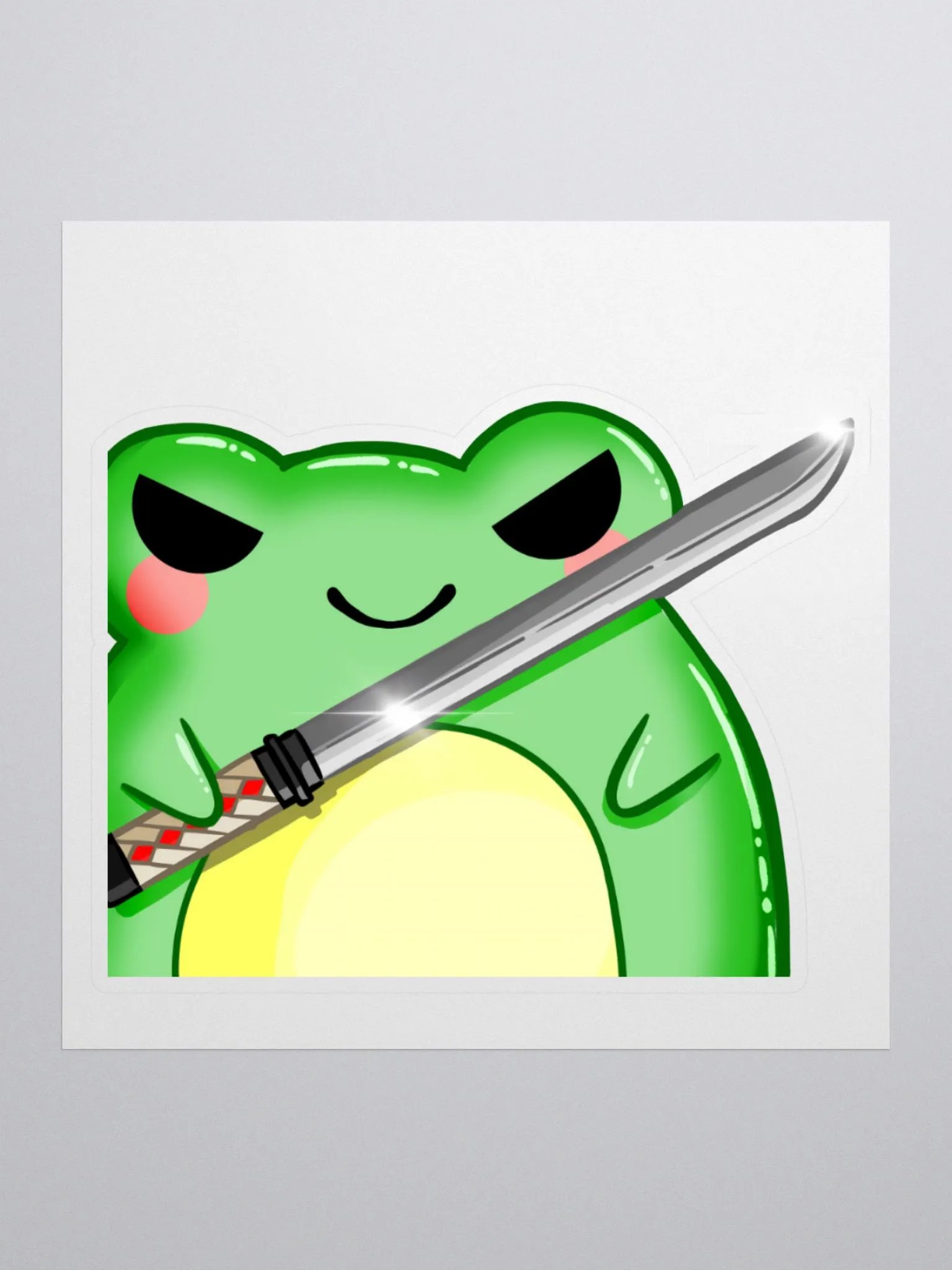 Violent froggo -sticker product image (1)