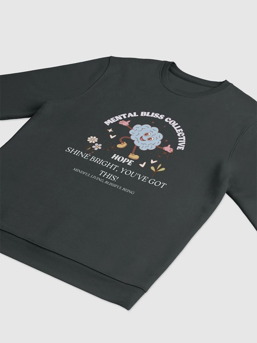Hope Shine Bright, You’ve Got This! Organic Cotton Unisex Eco Sweatshirt – Hope & Positivity Boost product image (3)