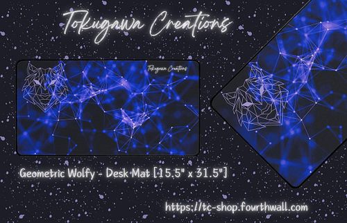 New deskmats available! 
Geometric Wolf, Rabbit, and Tiger

https://tc-shop.fourthwall.com/