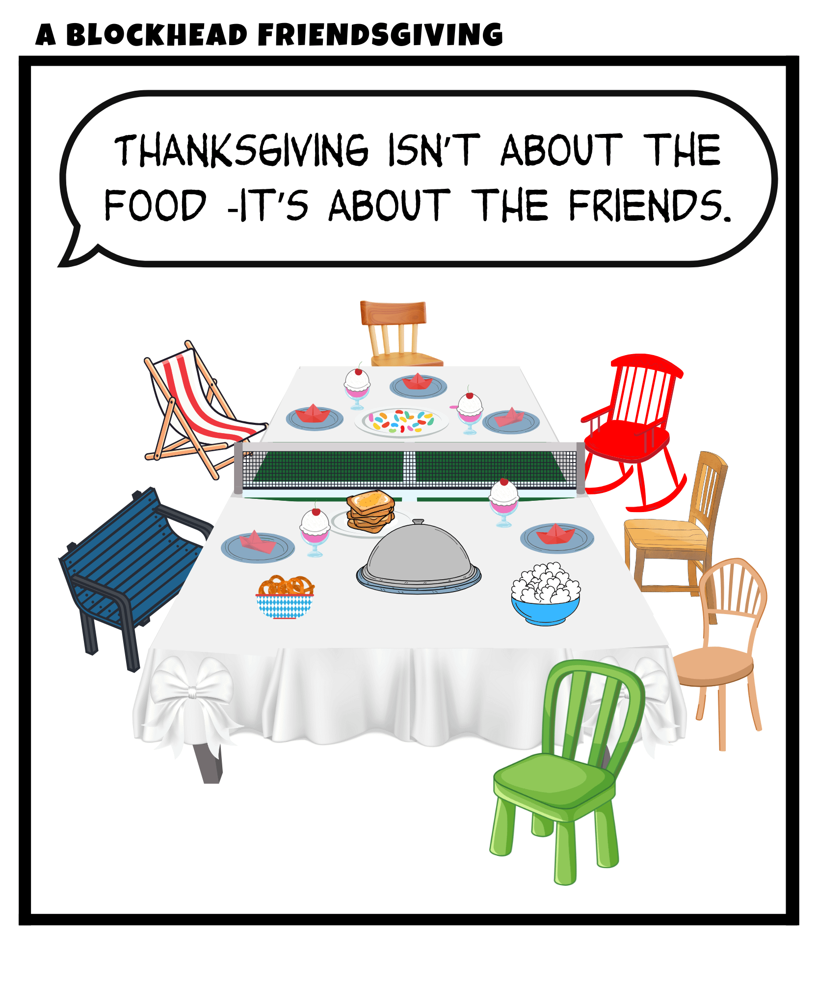 A BLOCKHEAD FRIENDSGIVING product image (3)