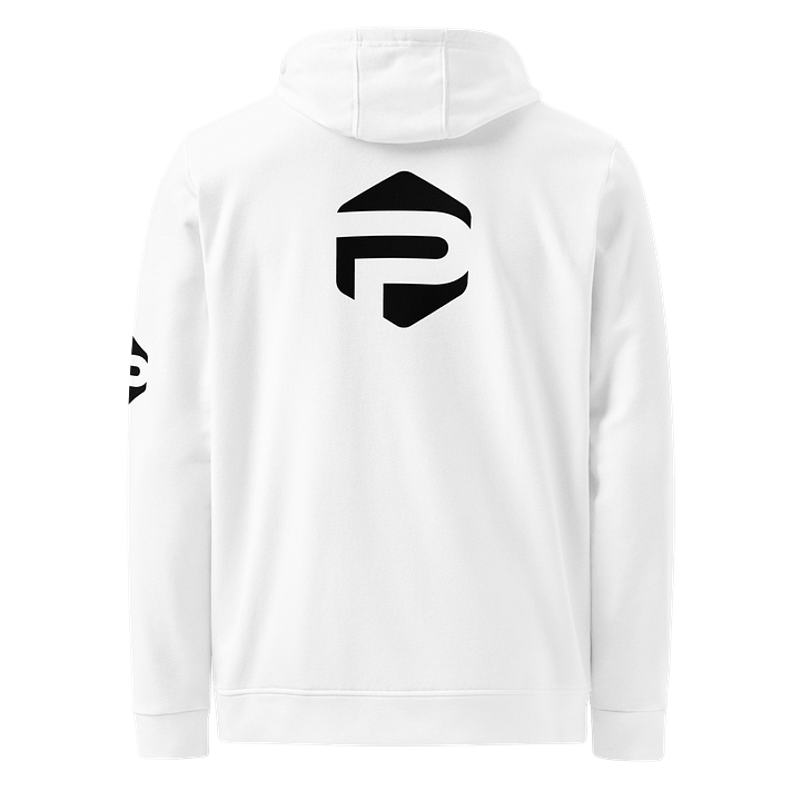 Plush Fleece Hoodie by Adidas White/Gray product image (6)