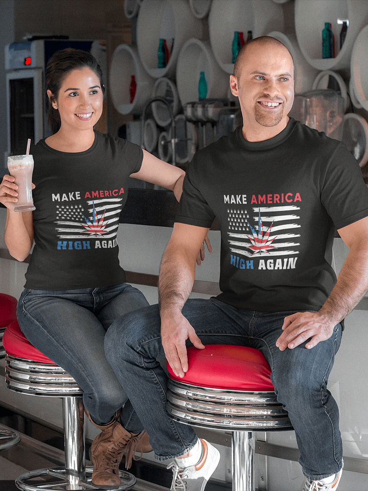 Bella+Canvas Supersoft T-Shirt - Make America High Again T-Shirt product image (1)