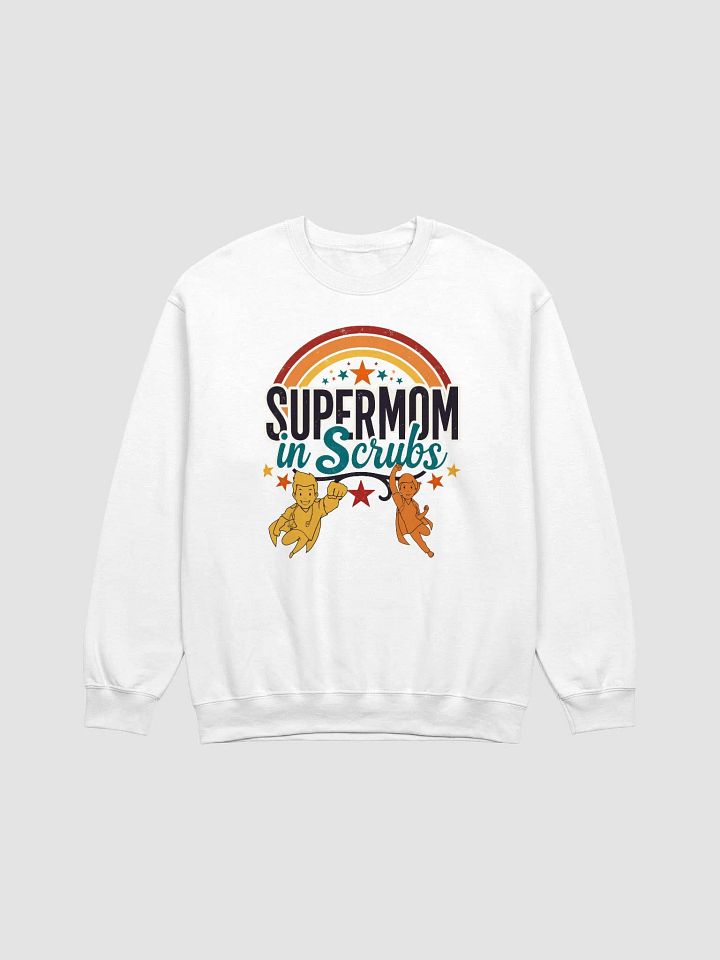Supermom in Scrubs Retro Crewneck Sweatshirt product image (5)
