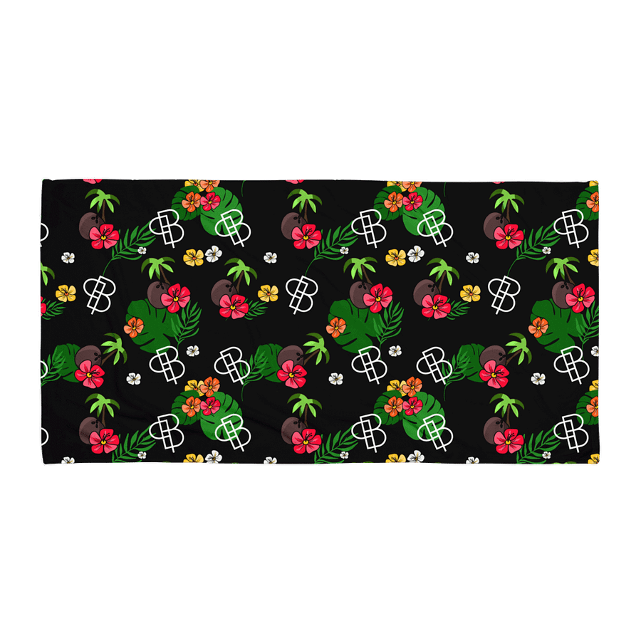 Tropical Island Towel in BLACK product image (2)
