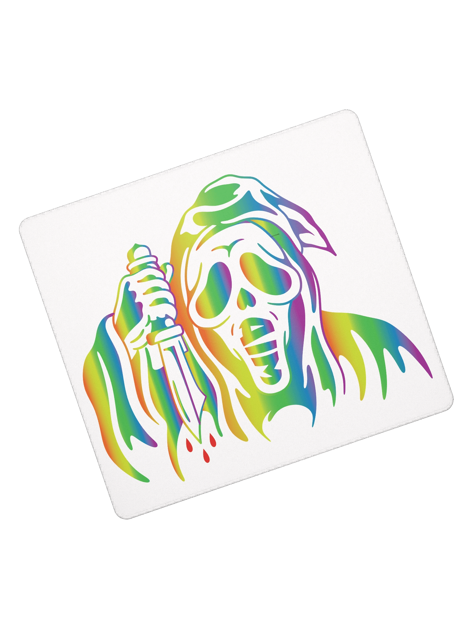 Rainbow Ghost Mouse Pad product image (11)