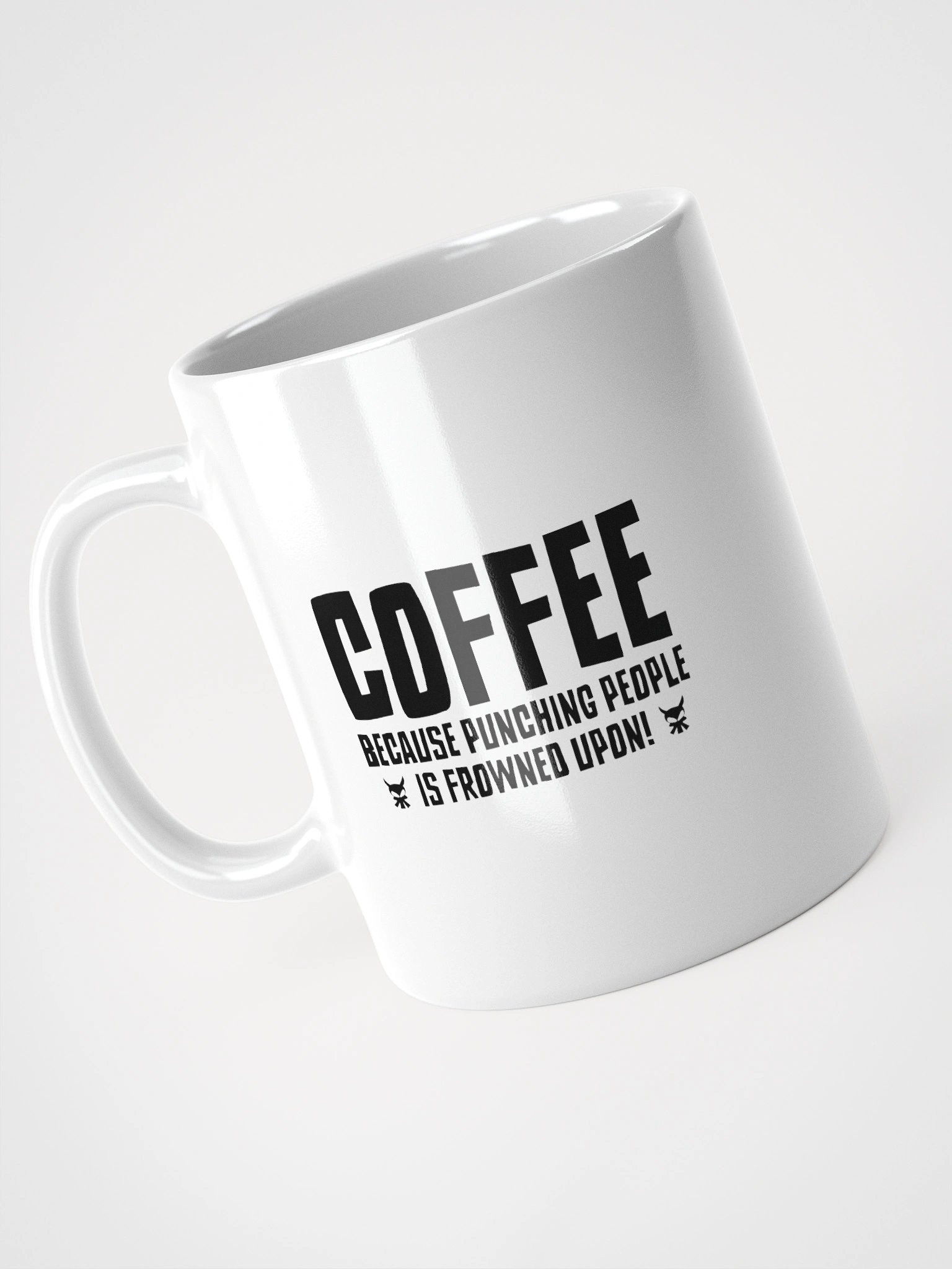 Punching People Is Frowned Upon Coffee Mug product image (8)