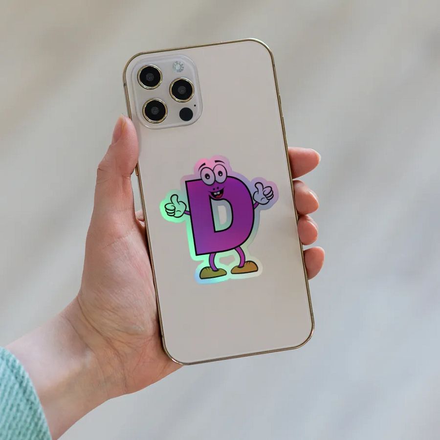 D Holographic Cartoon Character Sticker product image (8)