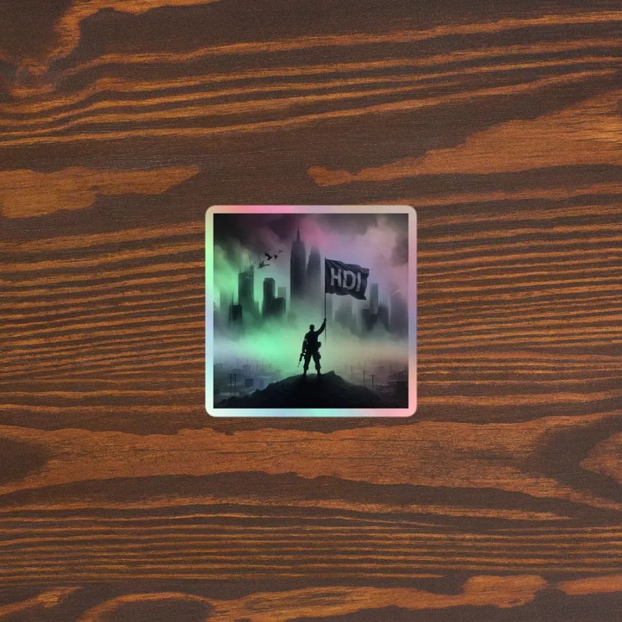 HDI Hill Flag - Holographic Sticker product image (3)