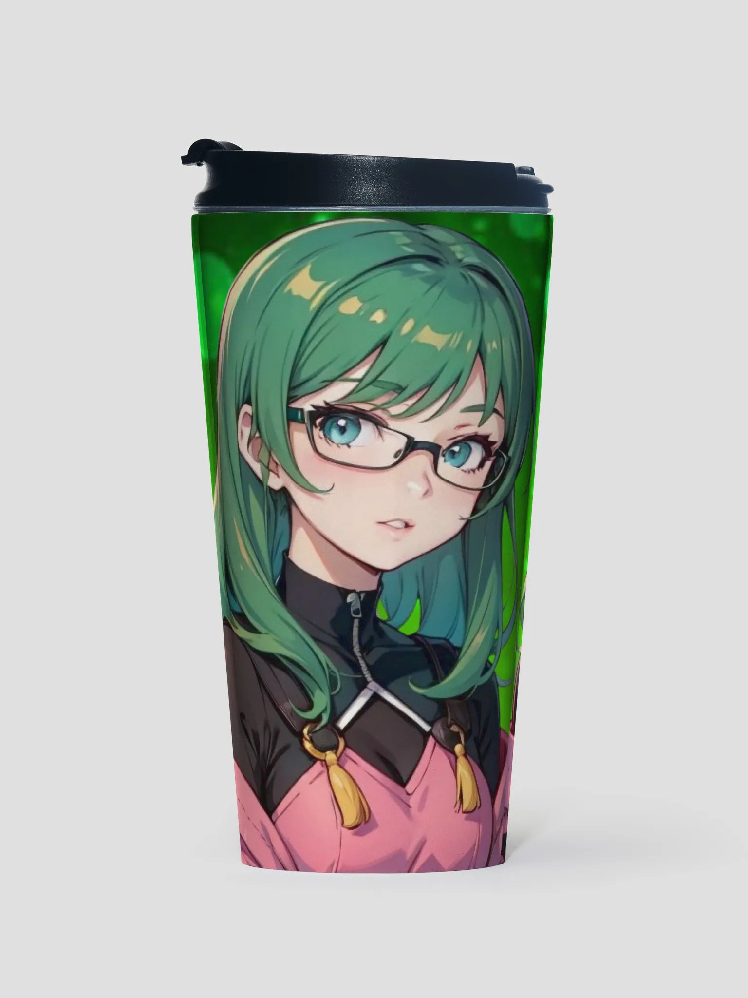 (Green WAIFU) K Stainless Steel Travel Mug product image (1)
