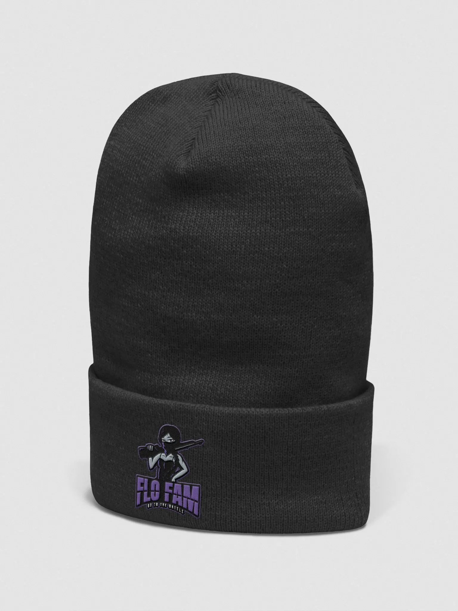 Purple Love FLOFAM Beanie product image (2)