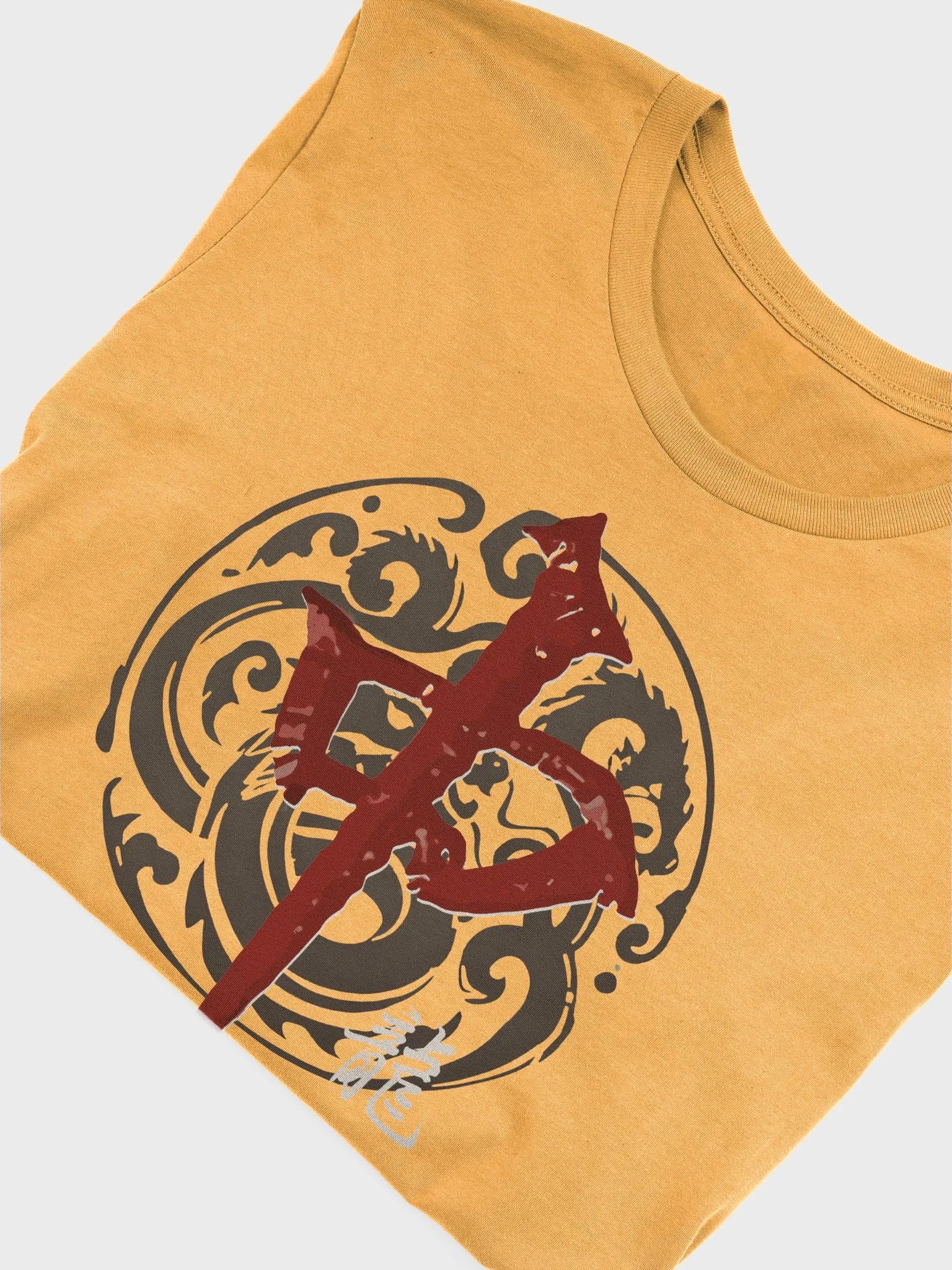 Red Dragon Mahjong Shirt, Board Gamer T-shirt, Gold product image (7)