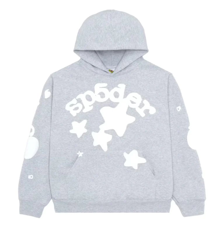 SP5DER WEB HOODIE SLATE GRE | Heavenly Wish