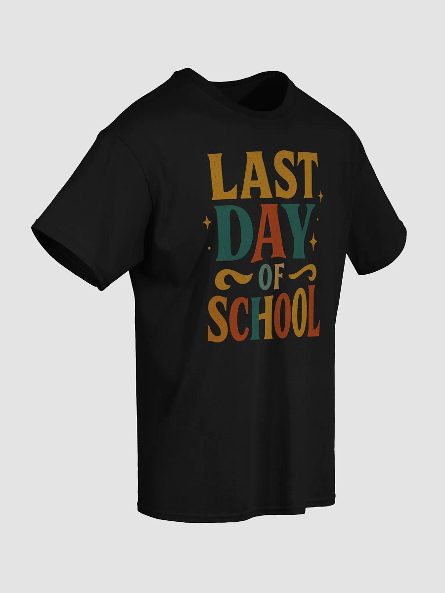 Last Day of School T-Shirt – Retro Bold Teacher Tee for End of Year product image (5)