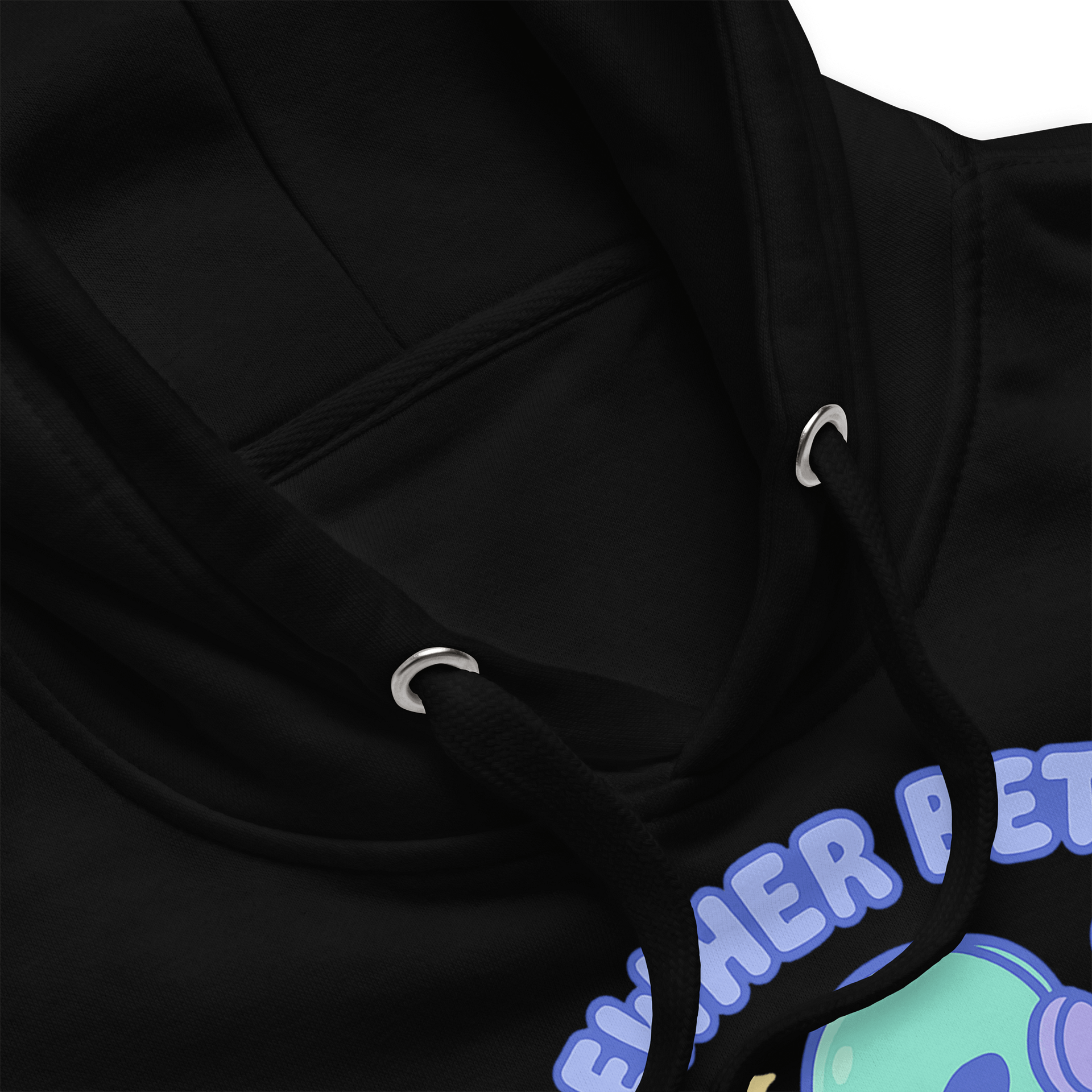 Somewhere Between Mars and My Feelings Hoodie | Cute Alien Graphic Sweatshirt product image (11)