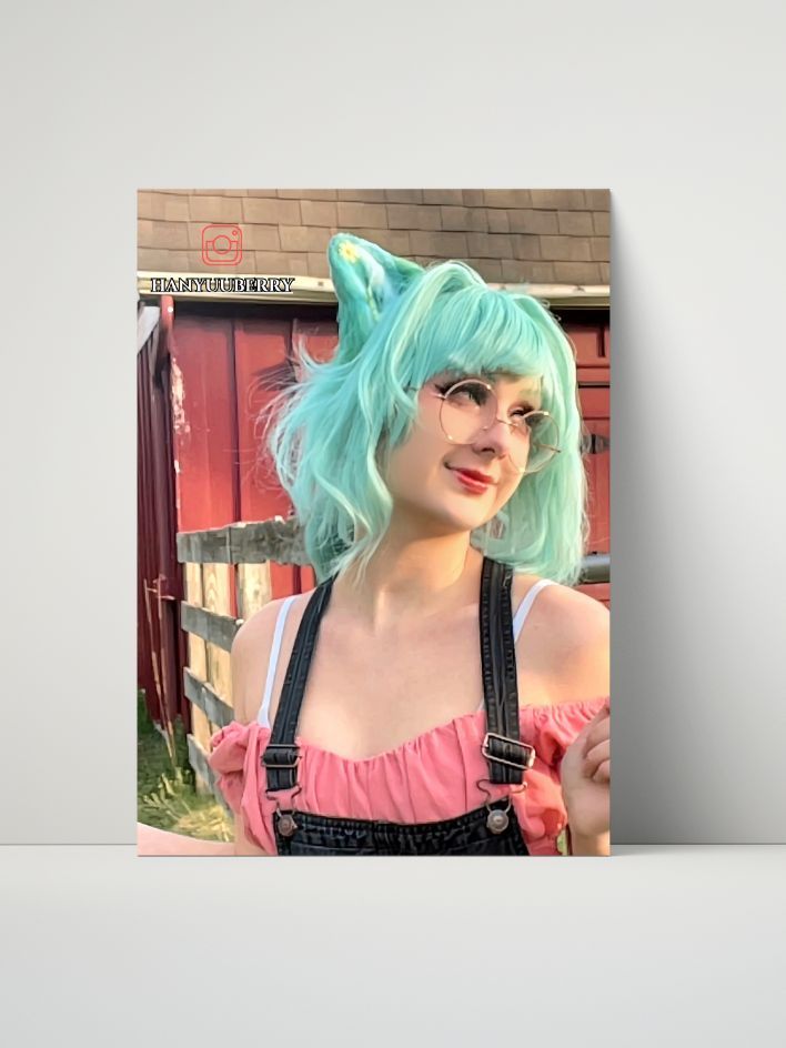 Original Cat Girl OC – Farmstead Heart featuring hanyuuberry – 8x10 Metal Print product image (1)