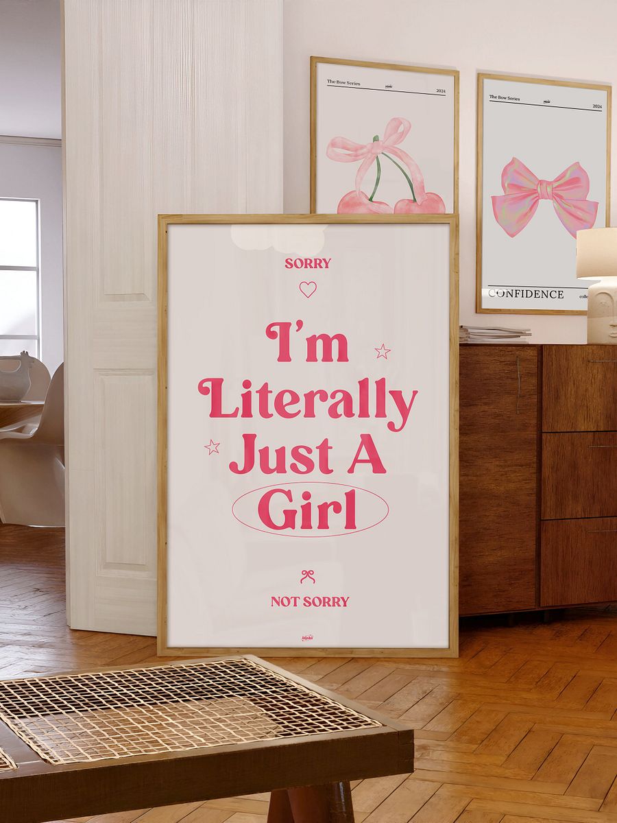 I'm Literally Just a Girl ~ Coquette Print product image (2)